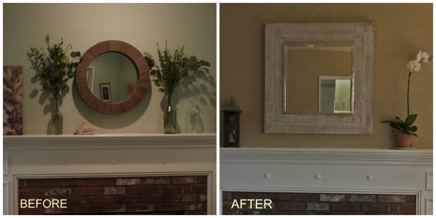 Mantle Before After